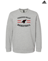 Verdugo Hills HS Boys Basketball Curve - Mens Adidas Crewneck