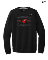 Verdugo Hills HS Boys Basketball Curve - Mens Nike Crewneck