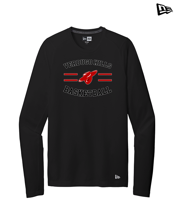 Verdugo Hills HS Boys Basketball Curve - New Era Performance Long Sleeve