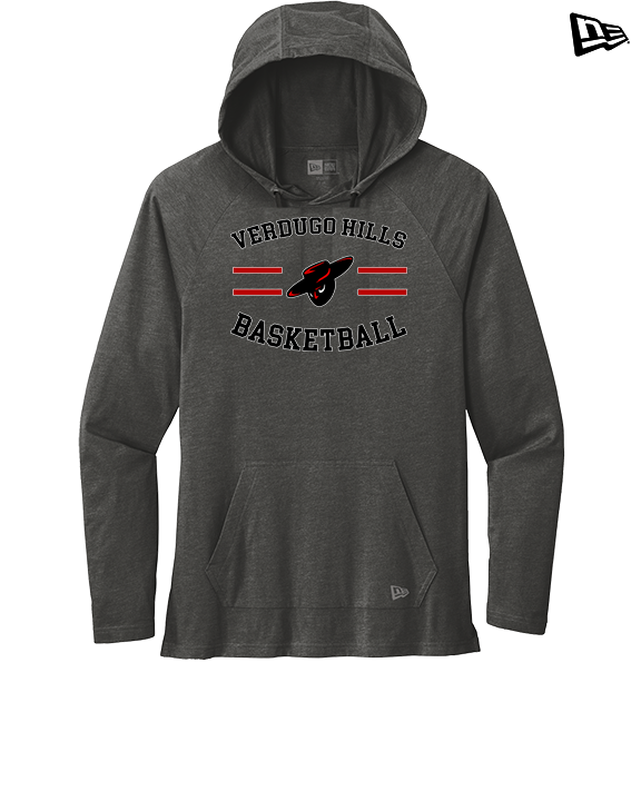 Verdugo Hills HS Boys Basketball Curve - New Era Tri-Blend Hoodie