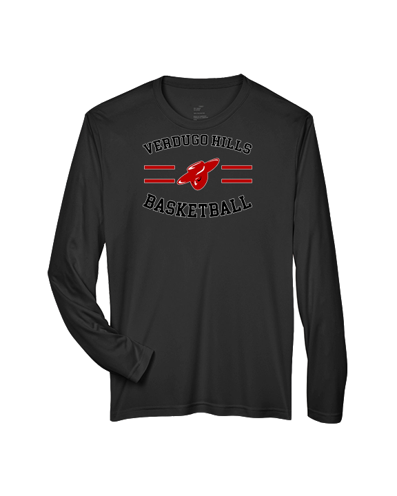 Verdugo Hills HS Boys Basketball Curve - Performance Longsleeve