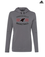 Verdugo Hills HS Boys Basketball Curve - Womens Adidas Hoodie