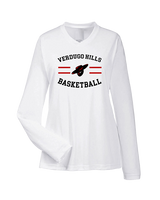 Verdugo Hills HS Boys Basketball Curve - Womens Performance Longsleeve