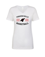 Verdugo Hills HS Boys Basketball Curve - Womens V-Neck