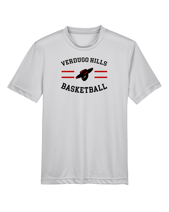 Verdugo Hills HS Boys Basketball Curve - Youth Performance Shirt