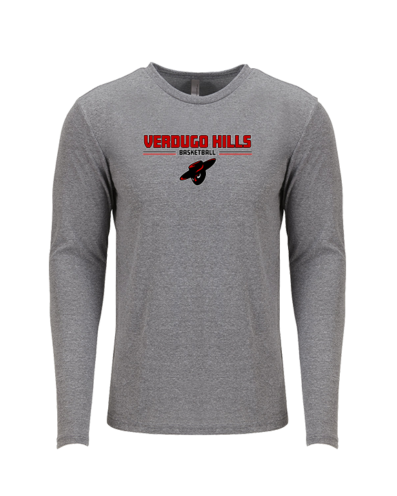 Verdugo Hills HS Boys Basketball Keen - Tri-Blend Long Sleeve