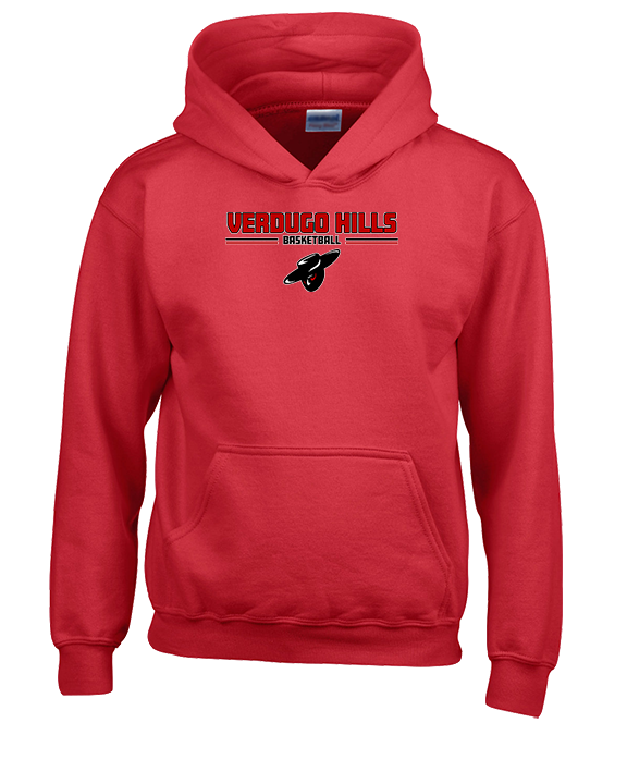 Verdugo Hills HS Boys Basketball Keen Red - Unisex Hoodie