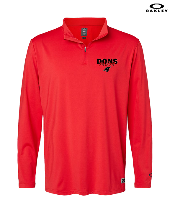 Verdugo Hills HS Boys Basketball Mom Red - Mens Oakley Quarter Zip