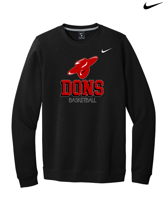 Verdugo Hills HS Boys Basketball Shadow - Mens Nike Crewneck