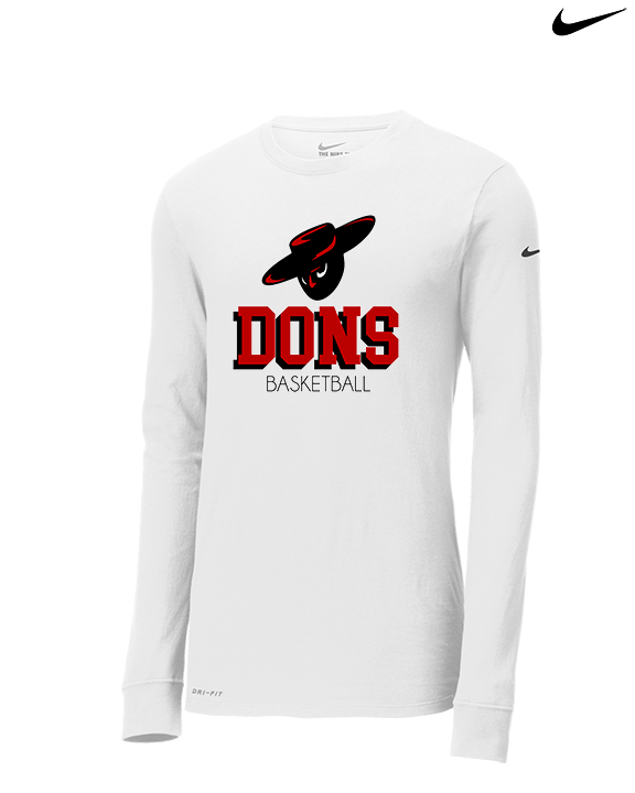 Verdugo Hills HS Boys Basketball Shadow - Mens Nike Longsleeve