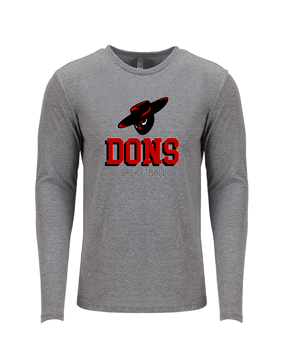 Verdugo Hills HS Boys Basketball Shadow - Tri-Blend Long Sleeve