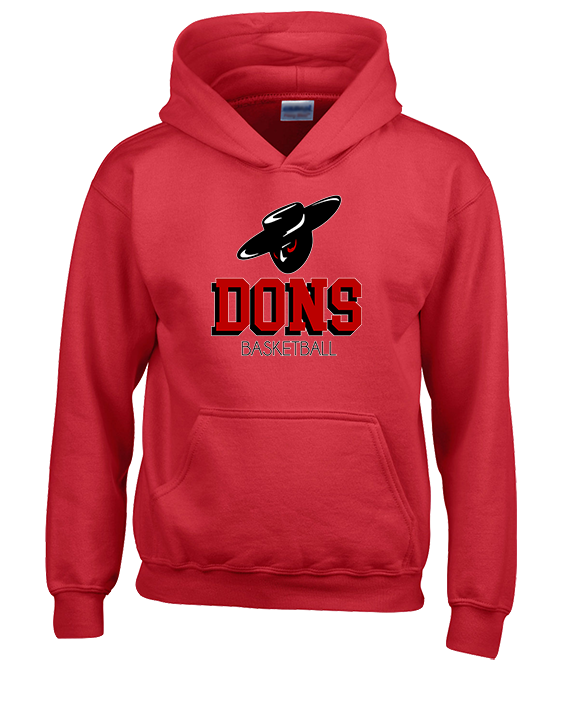 Verdugo Hills HS Boys Basketball Shadow Red - Unisex Hoodie