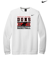 Verdugo Hills HS Boys Basketball Stamp 23 - Mens Nike Crewneck
