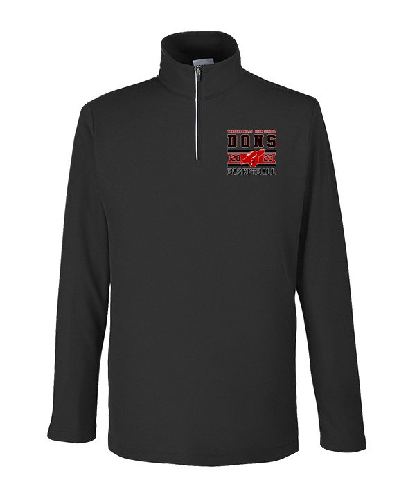 Verdugo Hills HS Boys Basketball Stamp 23 - Mens Quarter Zip