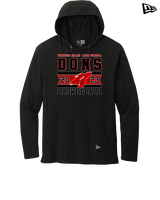 Verdugo Hills HS Boys Basketball Stamp 23 - New Era Tri-Blend Hoodie