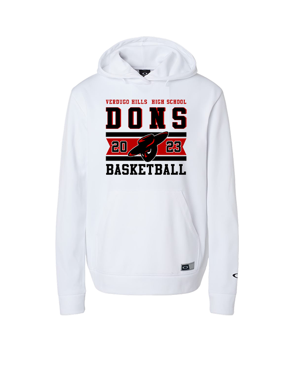 Verdugo Hills HS Boys Basketball Stamp 23 - Oakley Performance Hoodie