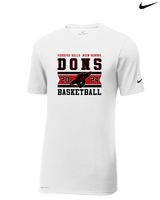 Verdugo Hills HS Boys Basketball Stamp 24 - Mens Nike Cotton Poly Tee