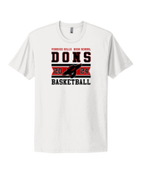 Verdugo Hills HS Boys Basketball Stamp 24 - Mens Select Cotton T-Shirt
