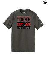 Verdugo Hills HS Boys Basketball Stamp 24 - New Era Performance Shirt