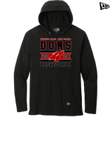 Verdugo Hills HS Boys Basketball Stamp 24 - New Era Tri-Blend Hoodie