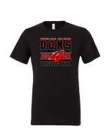 Verdugo Hills HS Boys Basketball Stamp 24 - Tri-Blend Shirt