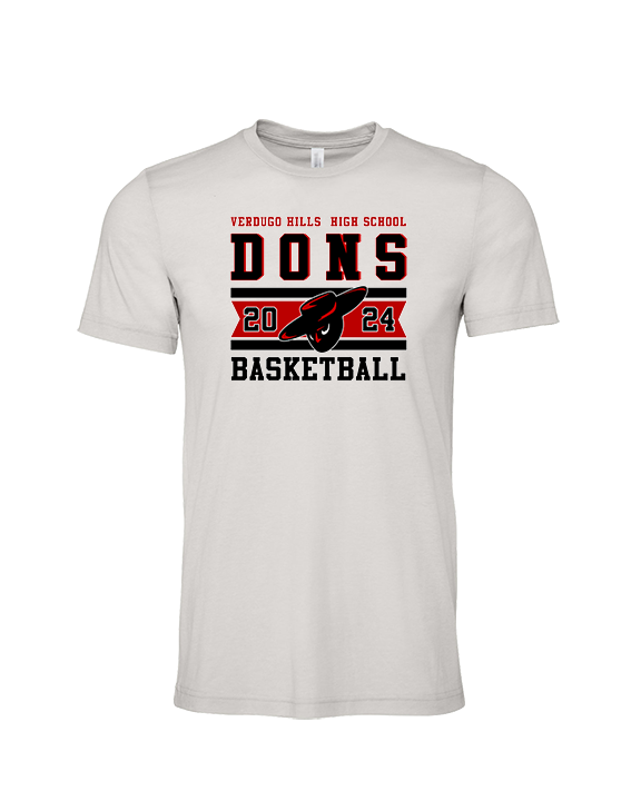 Verdugo Hills HS Boys Basketball Stamp 24 - Tri-Blend Shirt