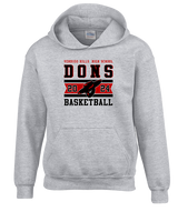 Verdugo Hills HS Boys Basketball Stamp 24 - Unisex Hoodie