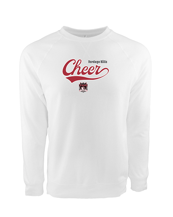 Verdugo Hills HS Cheer Cheer Banner - Crewneck Sweatshirt
