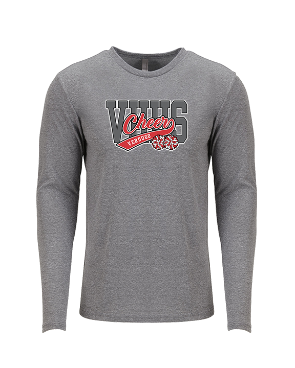 Verdugo Hills HS Cheer Custom - Tri-Blend Long Sleeve