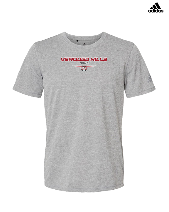 Verdugo Hills HS Cheer Design - Mens Adidas Performance Shirt
