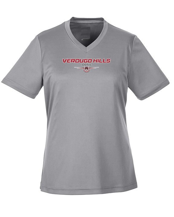 Verdugo Hills HS Cheer Design - Womens Performance Shirt