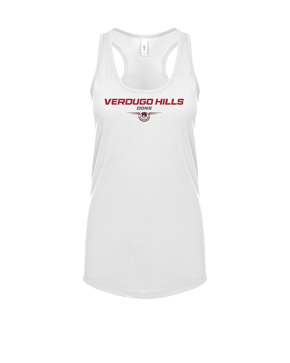 Verdugo Hills HS Cheer Design - Womens Tank Top