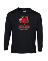 Vero Beach HS Basketball Shadow - Mens Cotton Long Sleeve