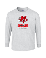Vero Beach HS Basketball Shadow - Mens Cotton Long Sleeve