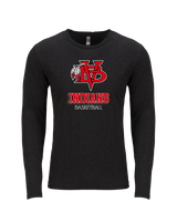 Vero Beach HS Basketball Shadow - Tri Blend Long Sleeve