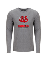 Vero Beach HS Basketball Shadow - Tri Blend Long Sleeve