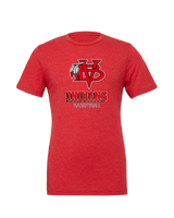 Vero Beach HS Basketball Shadow - Mens Tri Blend Shirt