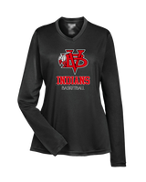 Vero Beach HS Basketball Shadow - Womens Performance Long Sleeve