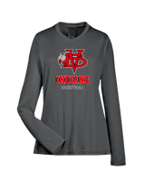 Vero Beach HS Basketball Shadow - Womens Performance Long Sleeve