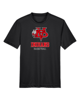 Vero Beach HS Basketball Shadow - Youth Performance T-Shirt