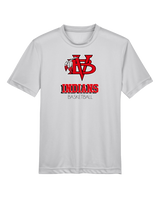 Vero Beach HS Basketball Shadow - Youth Performance T-Shirt