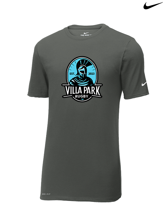 Villa Park HS Rugby Logo - Mens Nike Cotton Poly Tee