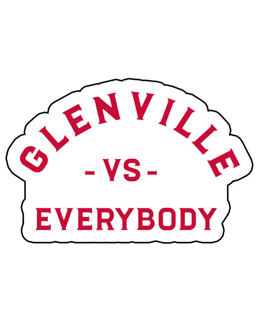 Glenville Vs Everybody - 3M Gloss Die Cut Sticker