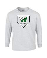 Wachusett Regional HS Softball Template 1 - Cotton Longsleeve