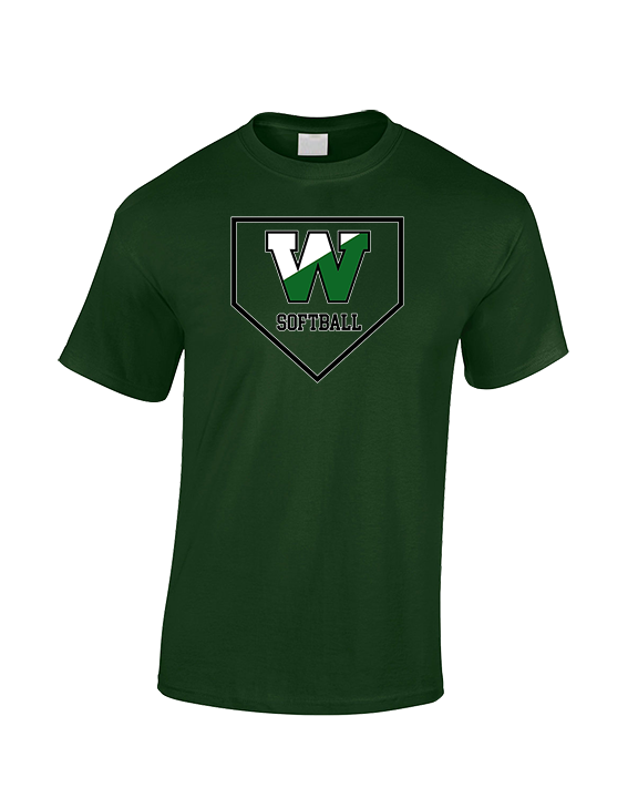Wachusett Regional HS Softball Template 1 - Cotton T-Shirt