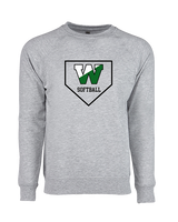 Wachusett Regional HS Softball Template 1 - Crewneck Sweatshirt