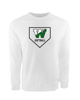 Wachusett Regional HS Softball Template 1 - Crewneck Sweatshirt