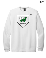 Wachusett Regional HS Softball Template 1 - Mens Nike Crewneck
