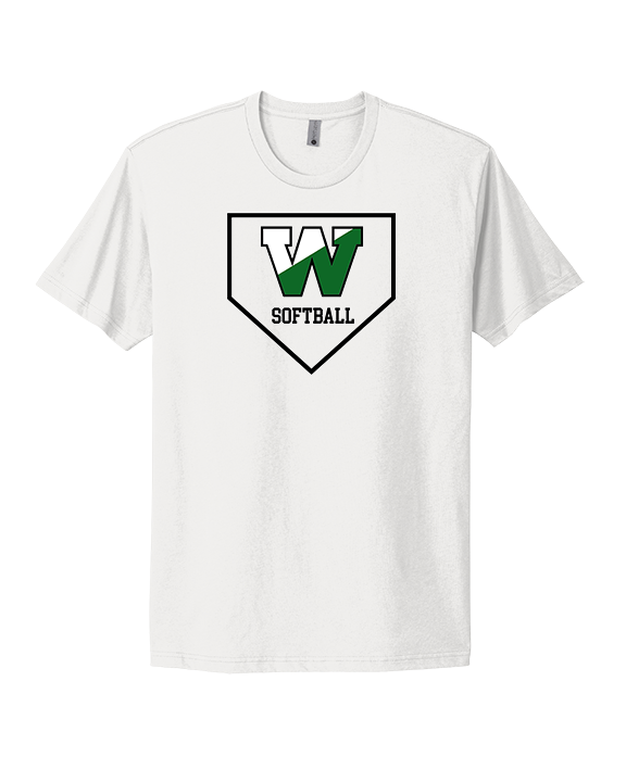 Wachusett Regional HS Softball Template 1 - Mens Select Cotton T-Shirt