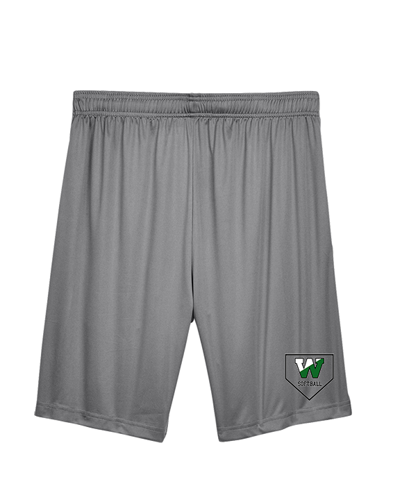 Wachusett Regional HS Softball Template 1 - Mens Training Shorts with Pockets